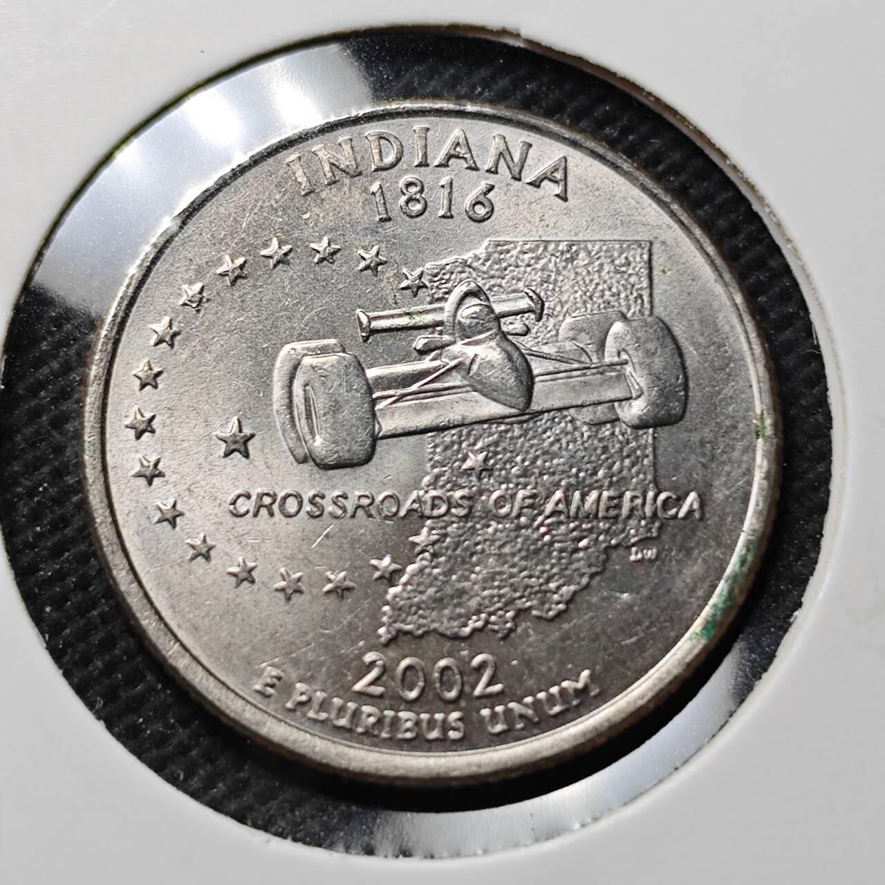 KK钱币收藏小铺  第389期  2月预留时间 周末发货  美国25分纪念币 好品