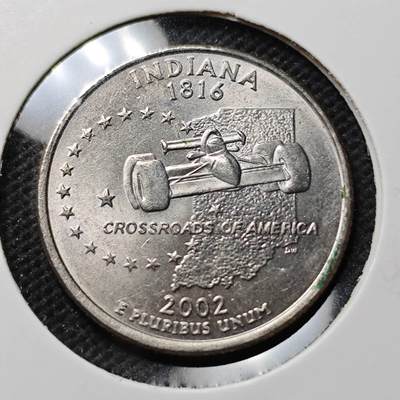 KK钱币收藏小铺  第389期  2月预留时间 周末发货 -  美国25分纪念币 好品