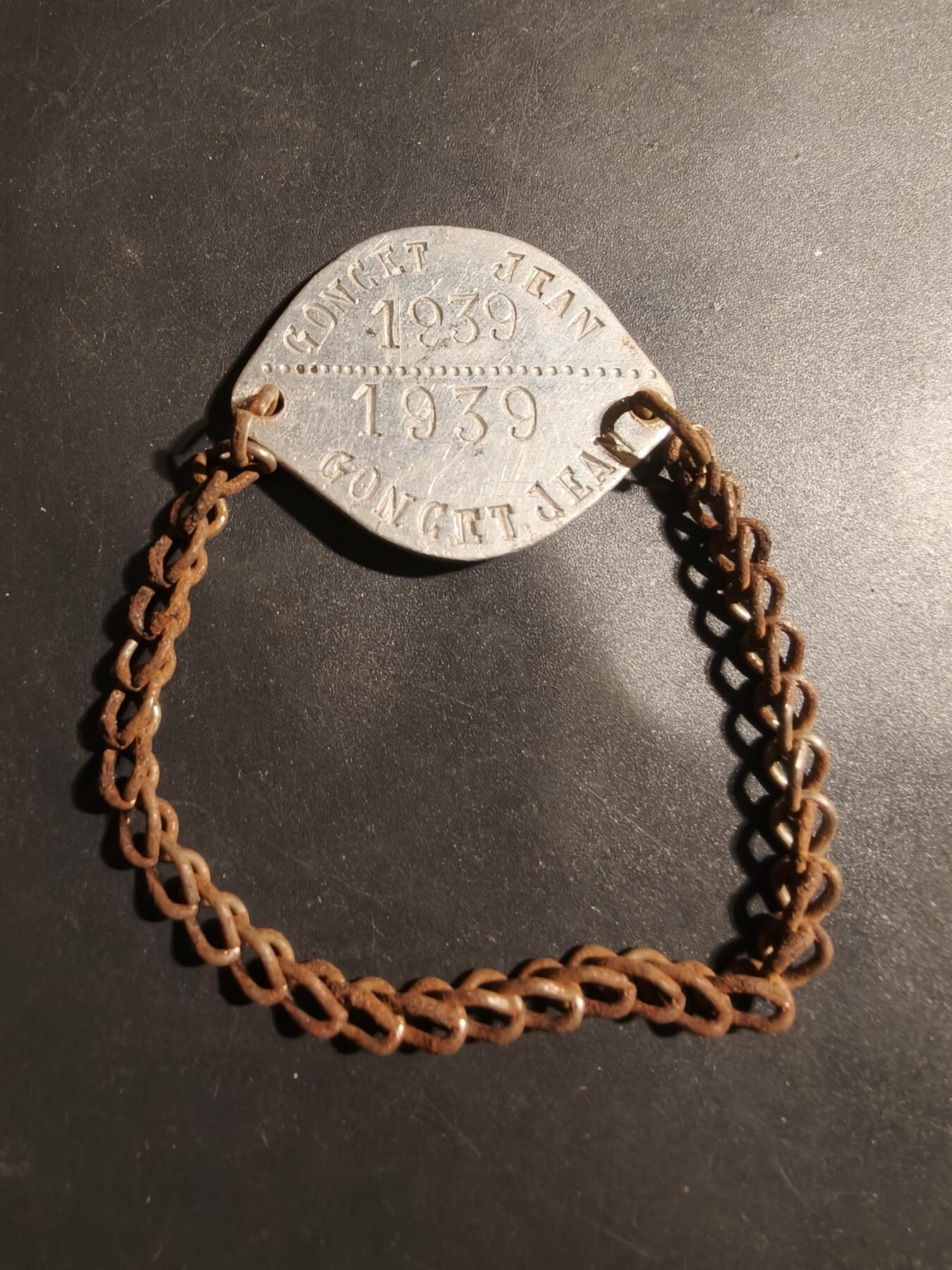 老王徽章第179期 法国二战狗牌