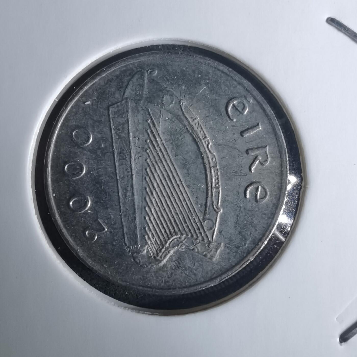 沼泽如烟--第975场 爱尔兰2000年5便士