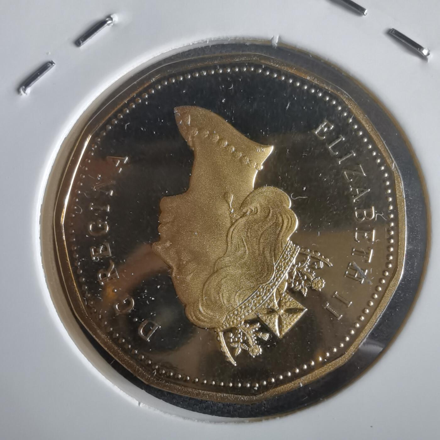 沼泽如烟--第974场 加拿大1991年一元精制币