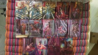 光影卡牌第29期，各家亲签，各家套卡，持续收拍品 - 星宿水浒粗闪卡14张，具体看图