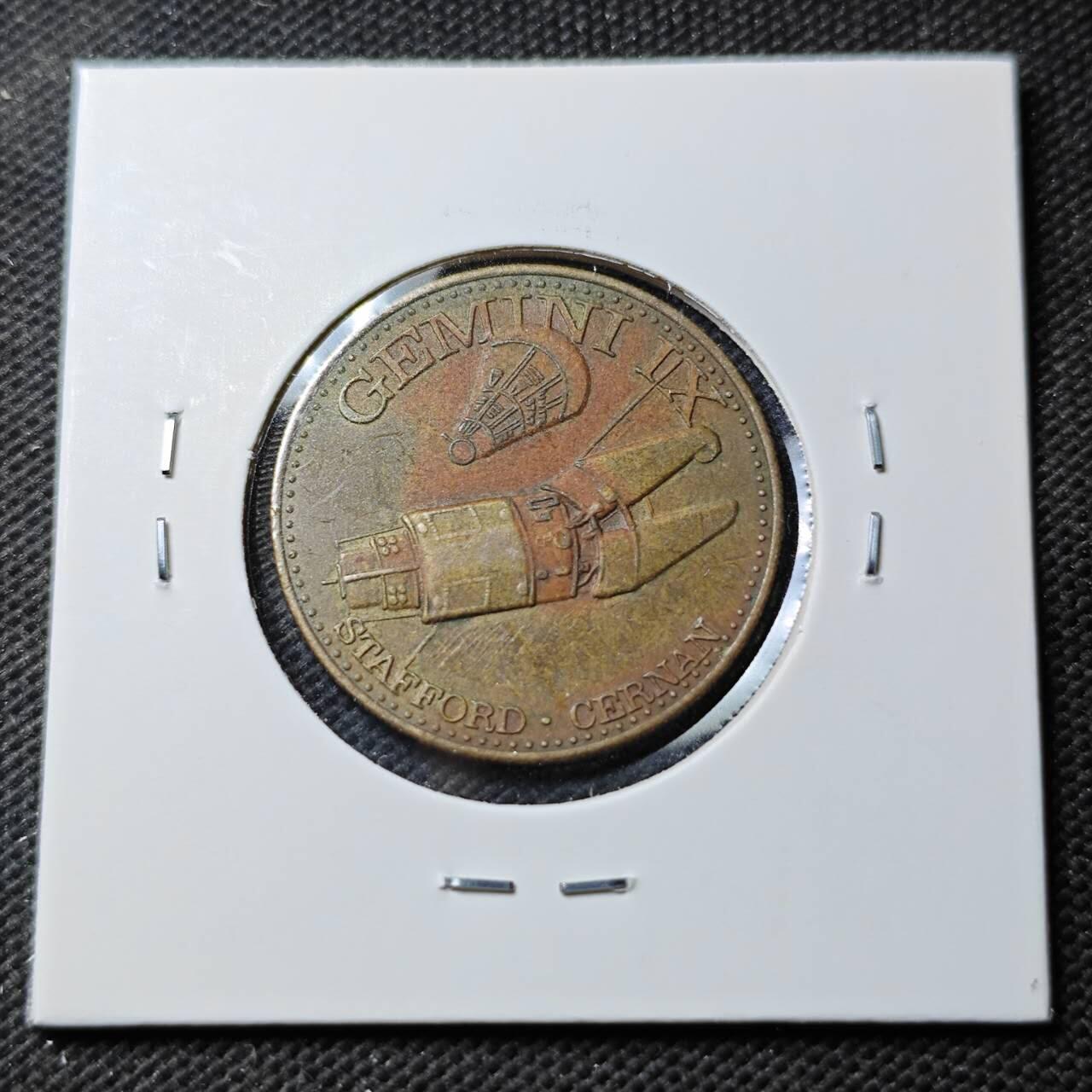 KK钱币收藏小铺  第389期  2月预留时间 周末发货  美国航天纪念铜章