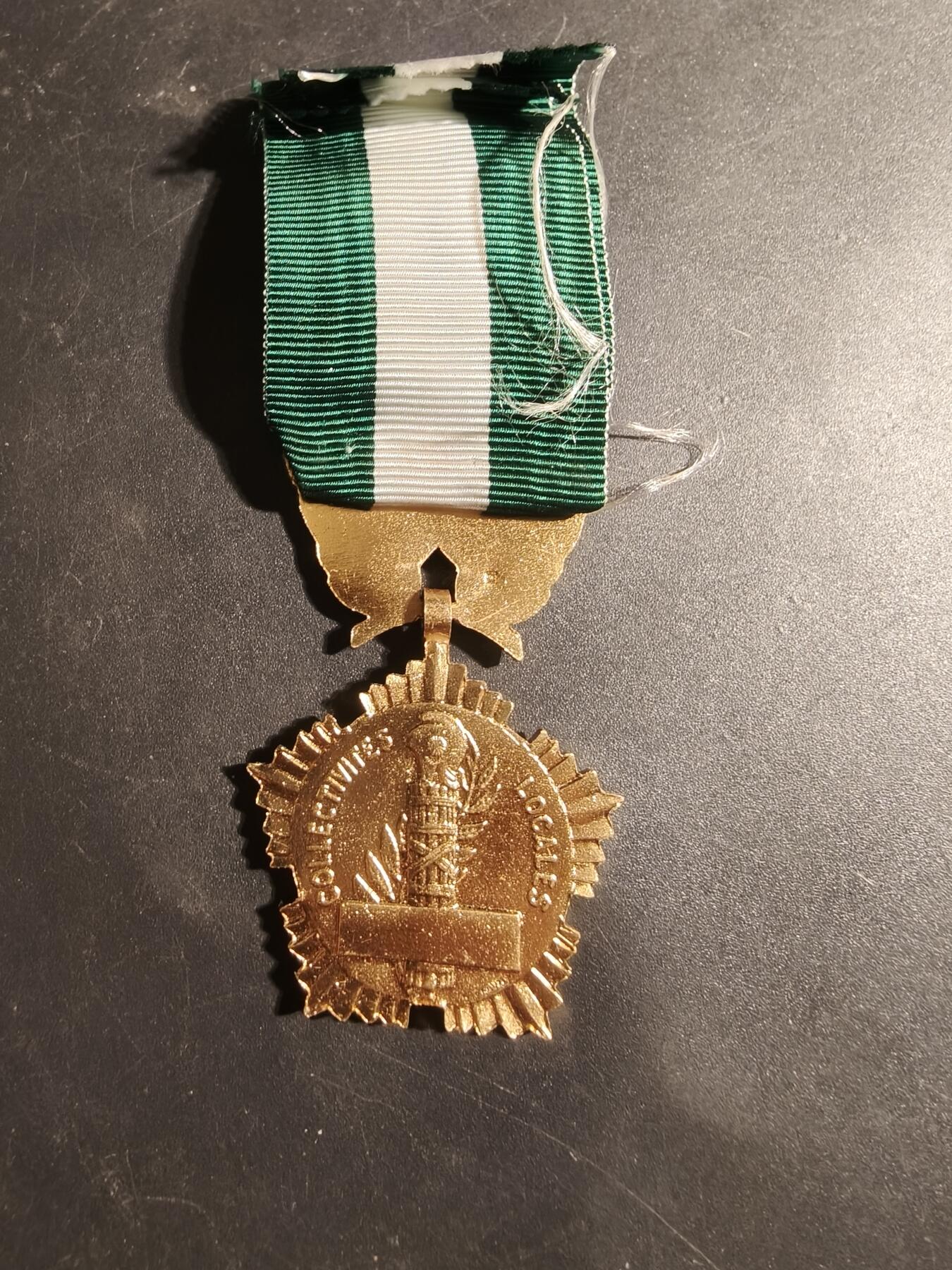 老王徽章第179期 法国金级地方嘉奖奖章