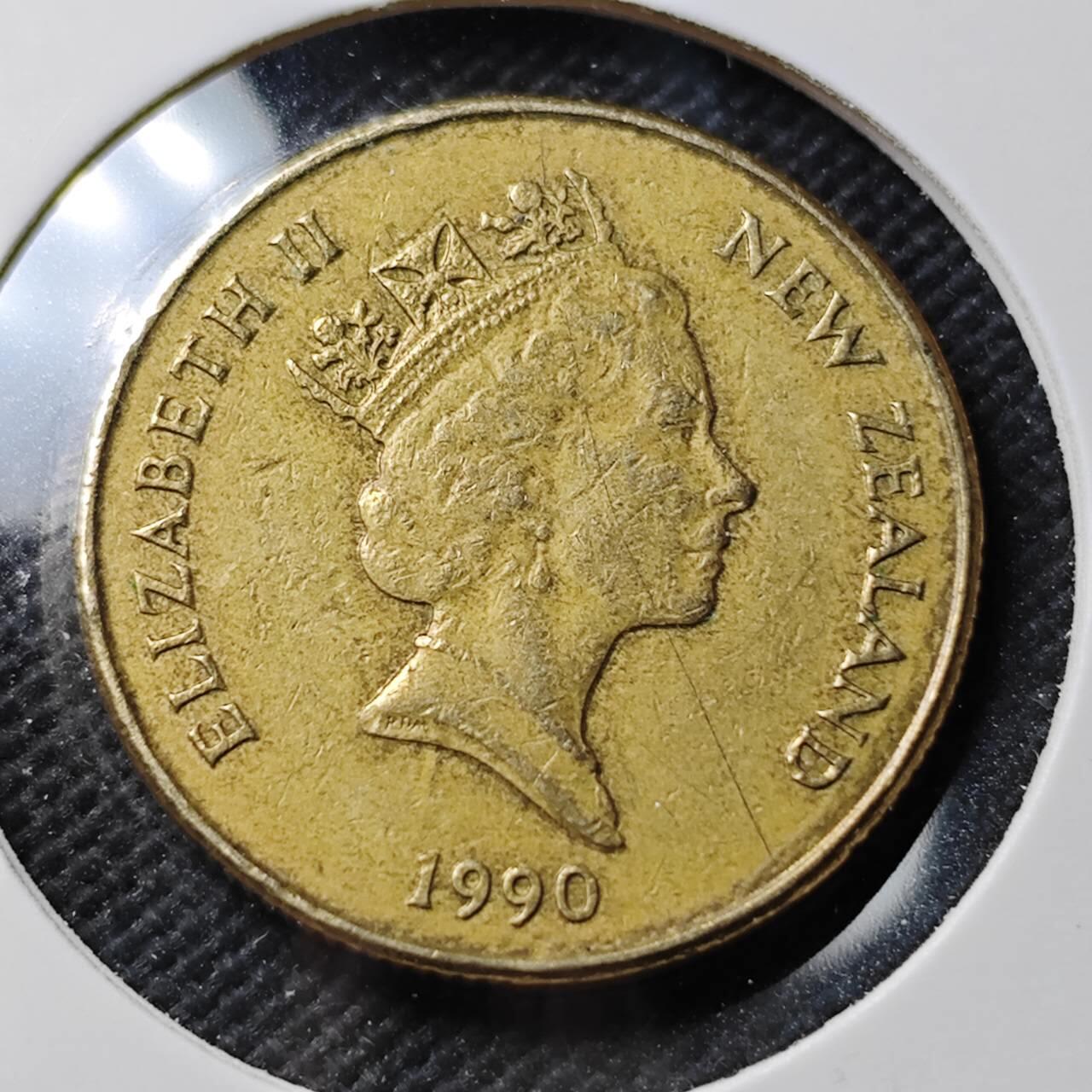 KK钱币收藏小铺  第389期  2月预留时间 周末发货  新西兰1元