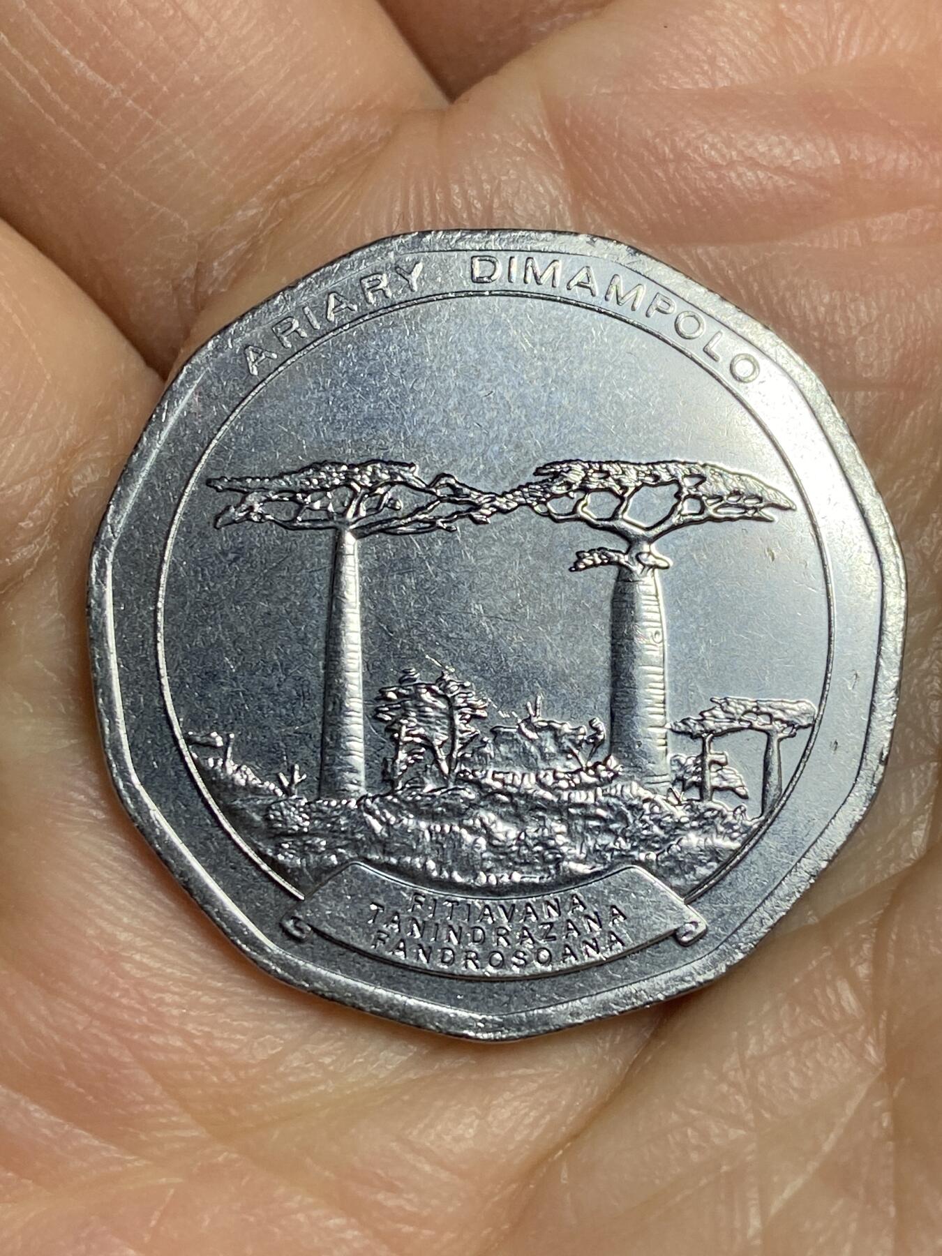 2026年第十五场(总第一百八十四场）外国好品散币场(免佣金) 马达加斯加🇲🇬2021年50法郎