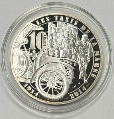 S&S Numismatic世界钱币-拍卖 第119期  - 法国2014年 第一次世界大战百年-伟大战争中的男性与女性 10欧元精制纪念银币 盒证齐全 22.2克900银