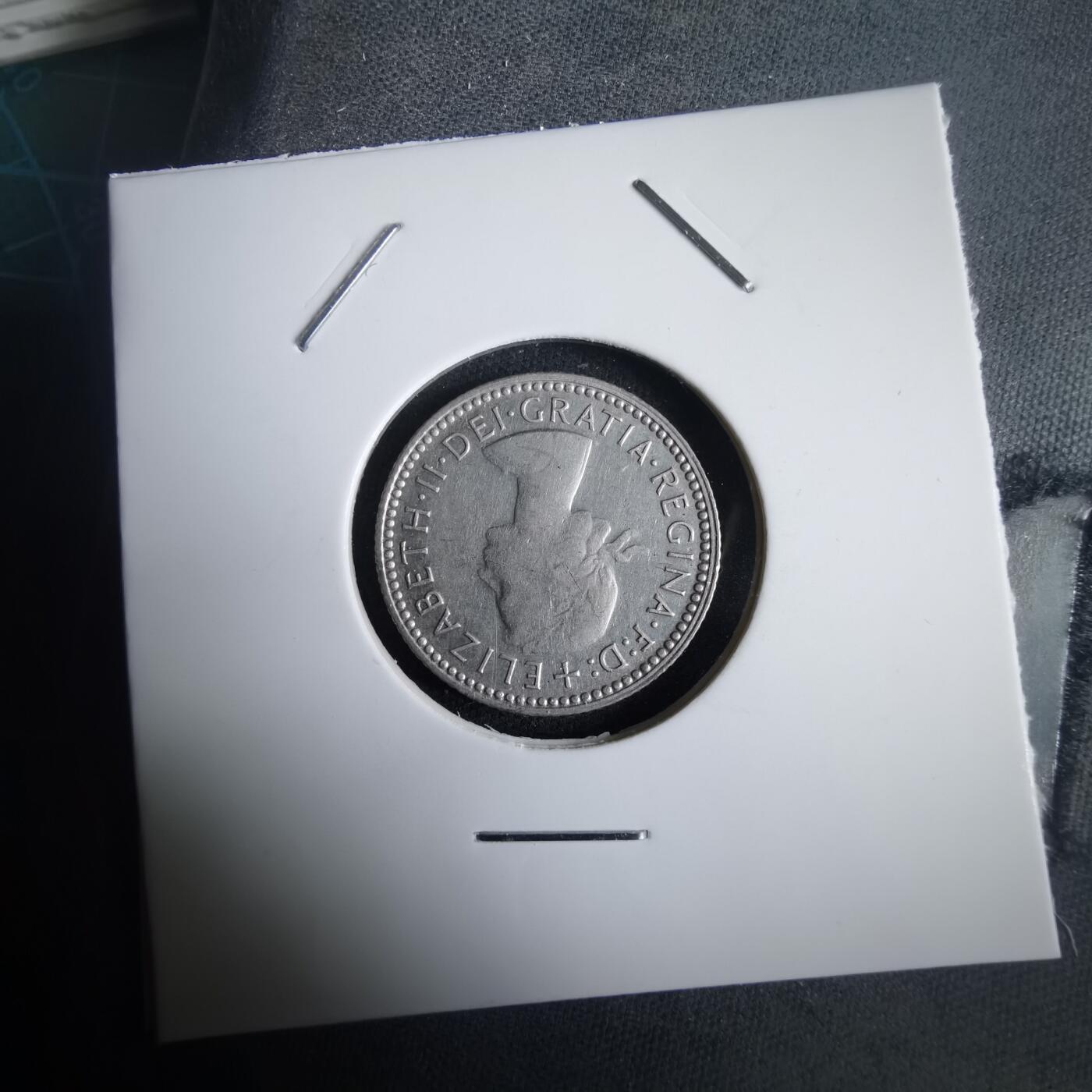 沼泽如烟--第974场 澳大利亚1960年6便士银币