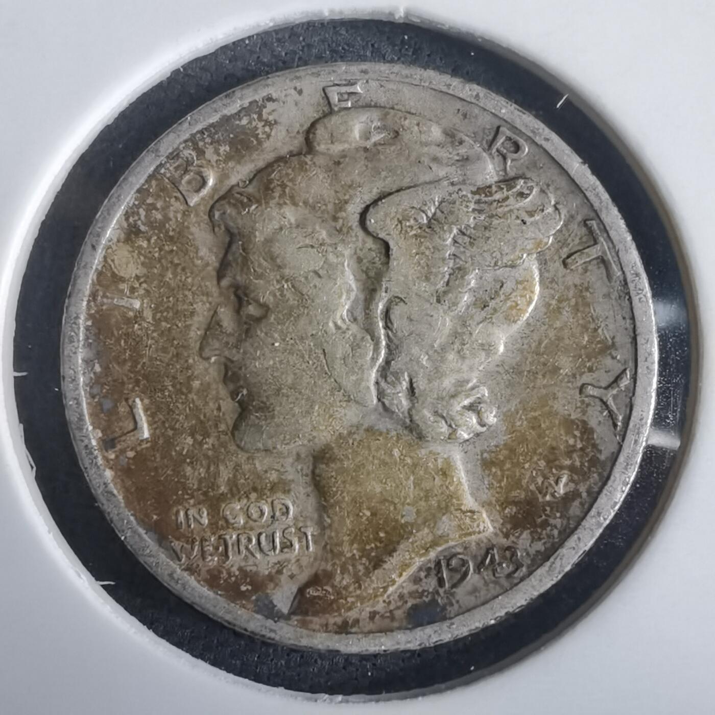 沼泽如烟--第974场 美国1943年十分银币