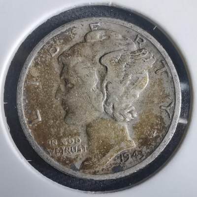 沼泽如烟--第974场 - 美国1943年十分银币