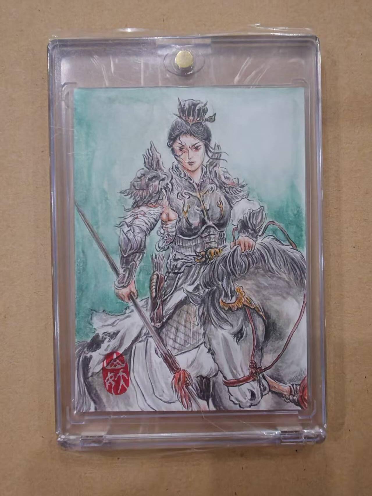 言遇卡牌【2026.1.31周六晚21：00截拍】新人闲置欢迎捡漏 【手绘卡】【亲签】花木兰 画师山妖 卡背亲签 