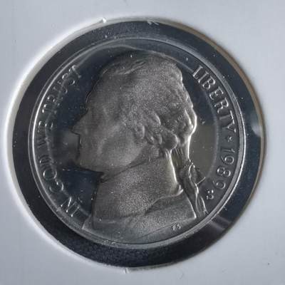 沼泽如烟--第974场 - 美国1989年5分精制币