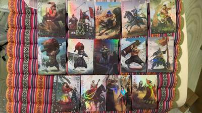 光影卡牌第29期，各家亲签，各家套卡，持续收拍品 - 司马烫银彩闪十大力士+四大悲剧+四梦+四大案+四大传说