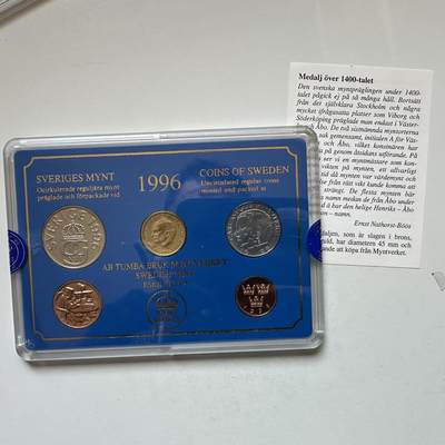 🌹外币初藏🌹🐯2026年第12场  每周二四六晚8️⃣点 接代拍 - 瑞典1996年原厂套币 