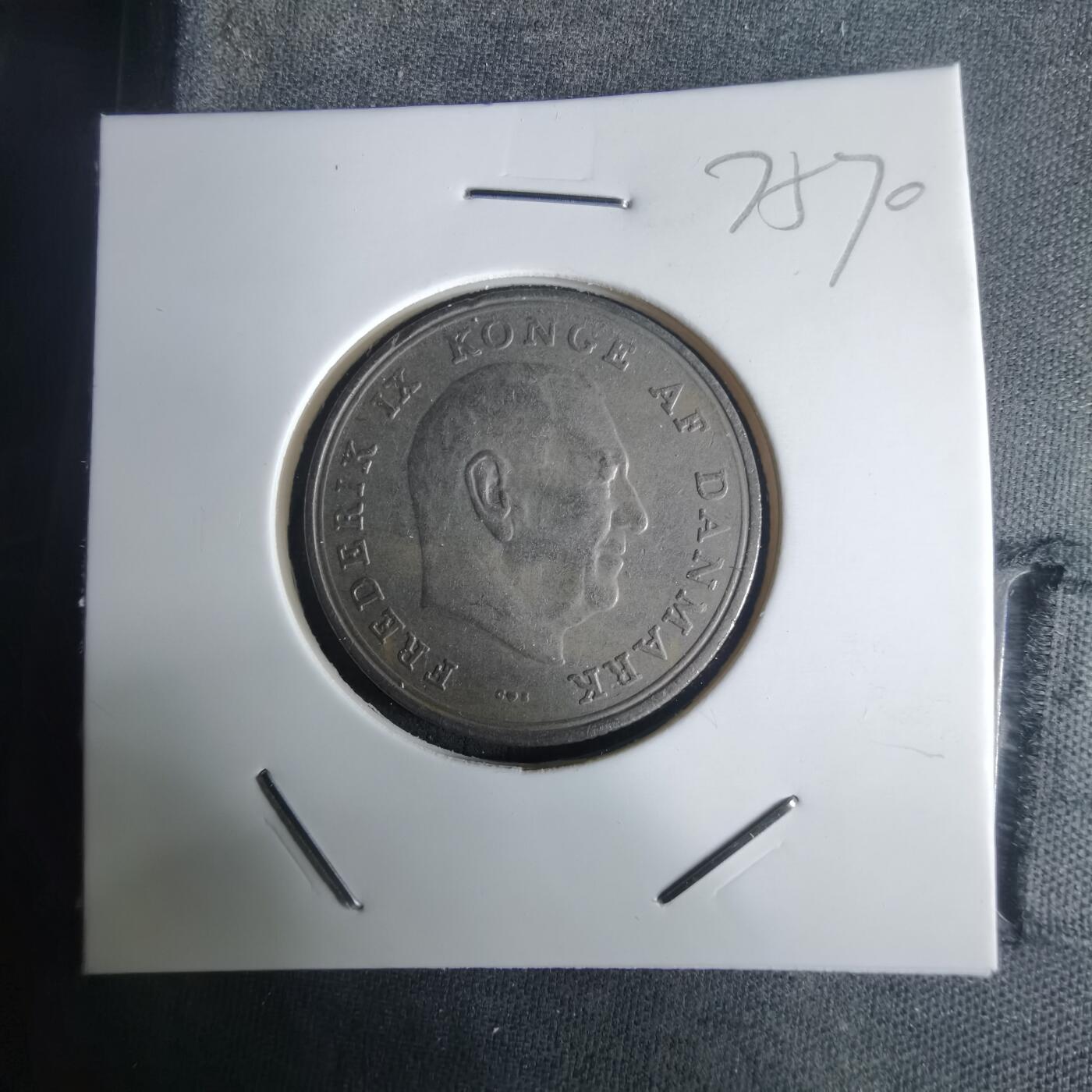 沼泽如烟--第975场 丹麦1963年1克朗