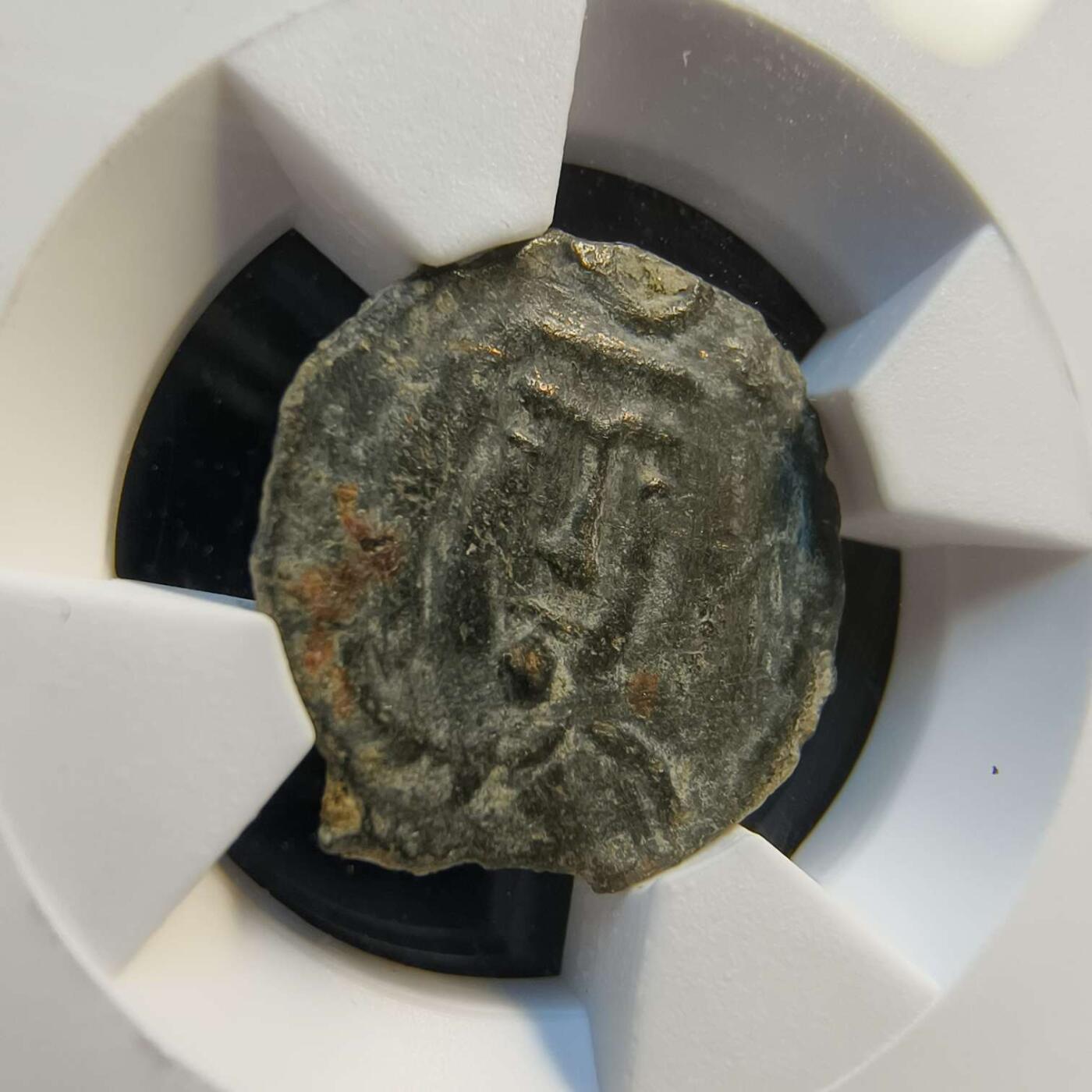 七河·世界币章矿标杂件每周小拍（总第35期）（本场周二结标） （14）k622 大唐西域粟特币 昭武九姓·石国 贝纳坎城铜币 华夏评级VF30