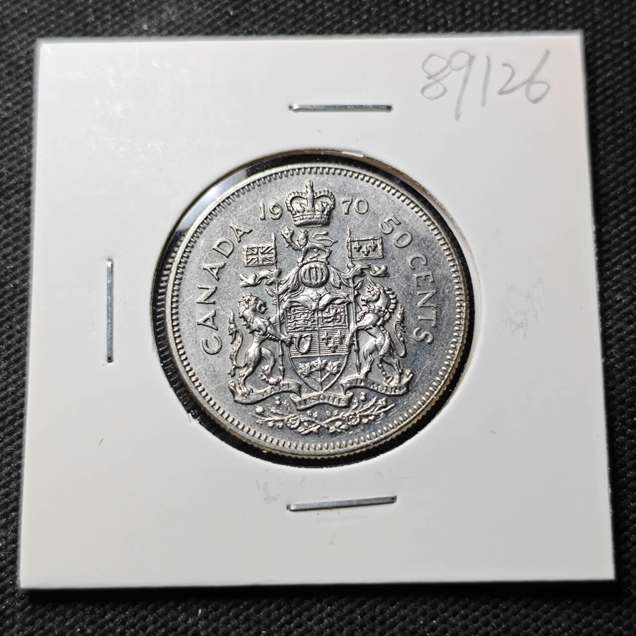 KK钱币收藏小铺  第389期  2月预留时间 周末发货 1970加拿大50分 