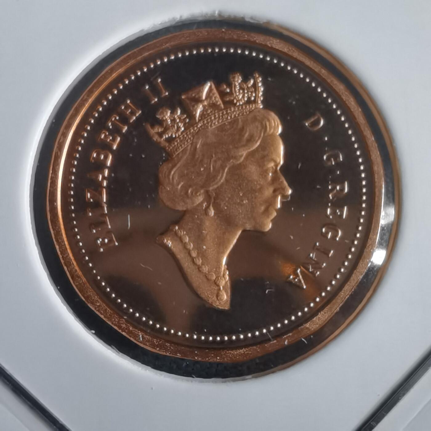 沼泽如烟--第974场 加拿大1991年1分精制币