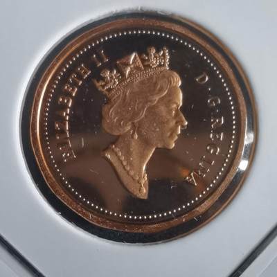 沼泽如烟--第974场 - 加拿大1991年1分精制币