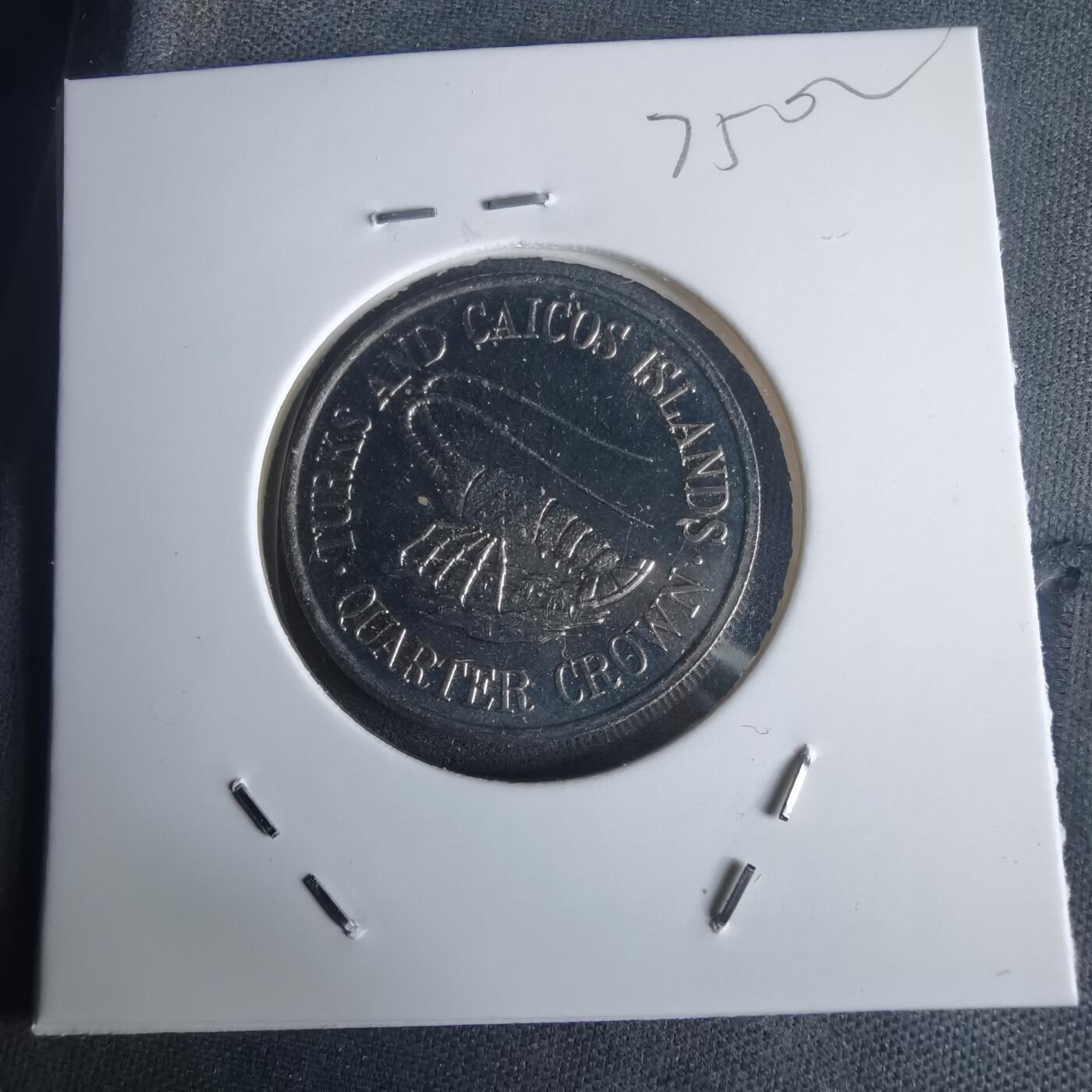 沼泽如烟--第975场 特克斯和凯科斯1981年四分之一克朗