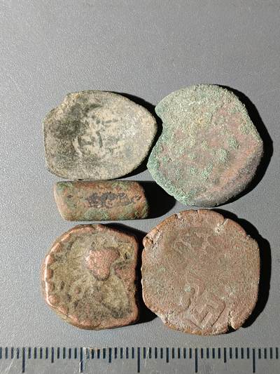 111期新疆红钱粟特钱币丝路钱币专场 - A2丝路铜币一组