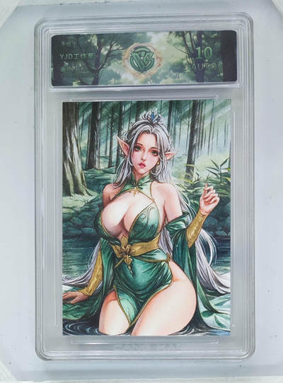 阳大大卡牌拍卖第96期（持续收拍品，周五晚上九点截拍，进群福利早知道） - 【手绘卡】YJD工作室 SK 手绘1/1 精灵公主