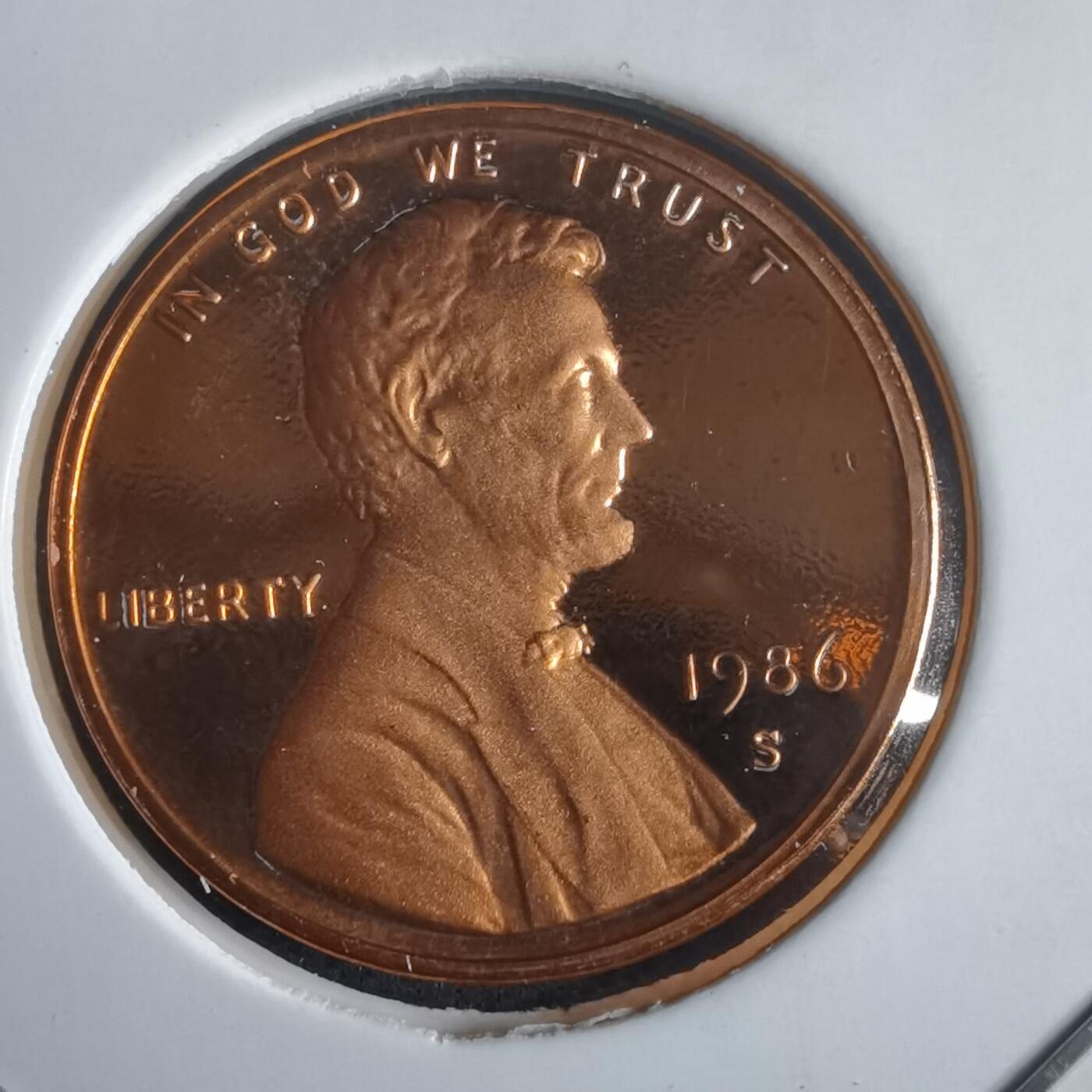 沼泽如烟--第974场 美国1986年1分精制币