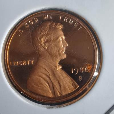 沼泽如烟--第974场 - 美国1986年1分精制币