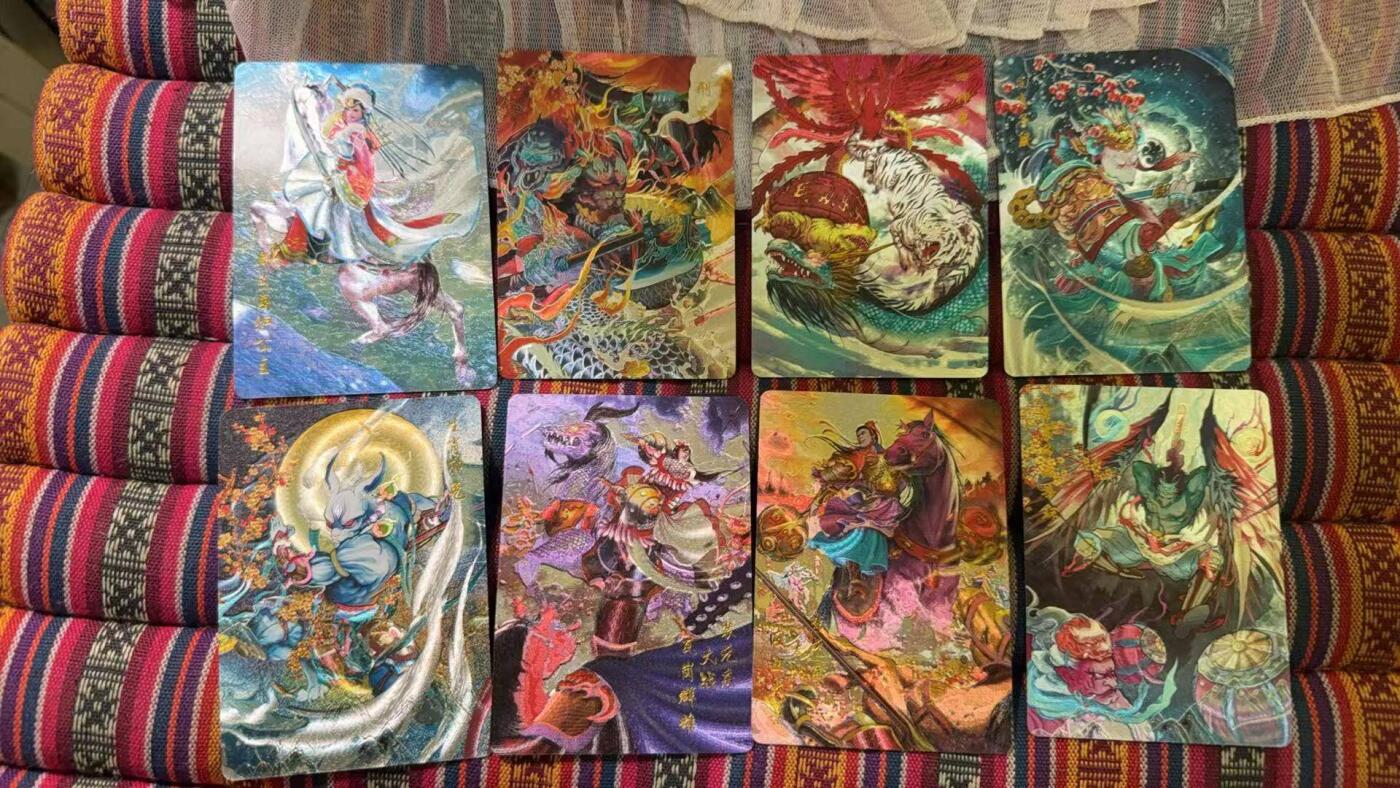 光影卡牌第29期，各家亲签，各家套卡，持续收拍品 百里隋唐特卡半粗