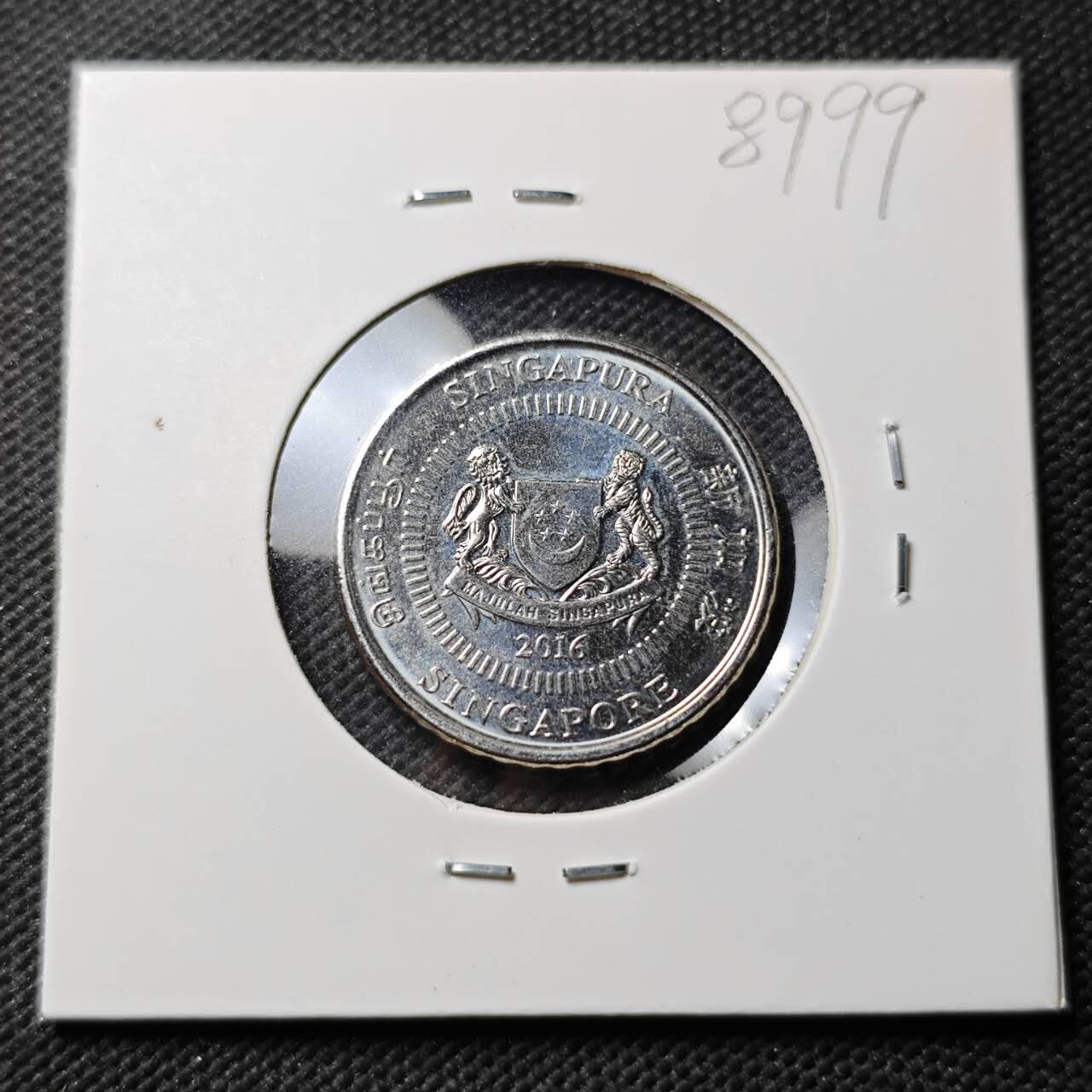 KK钱币收藏小铺  第389期  2月预留时间 周末发货  新加坡50分