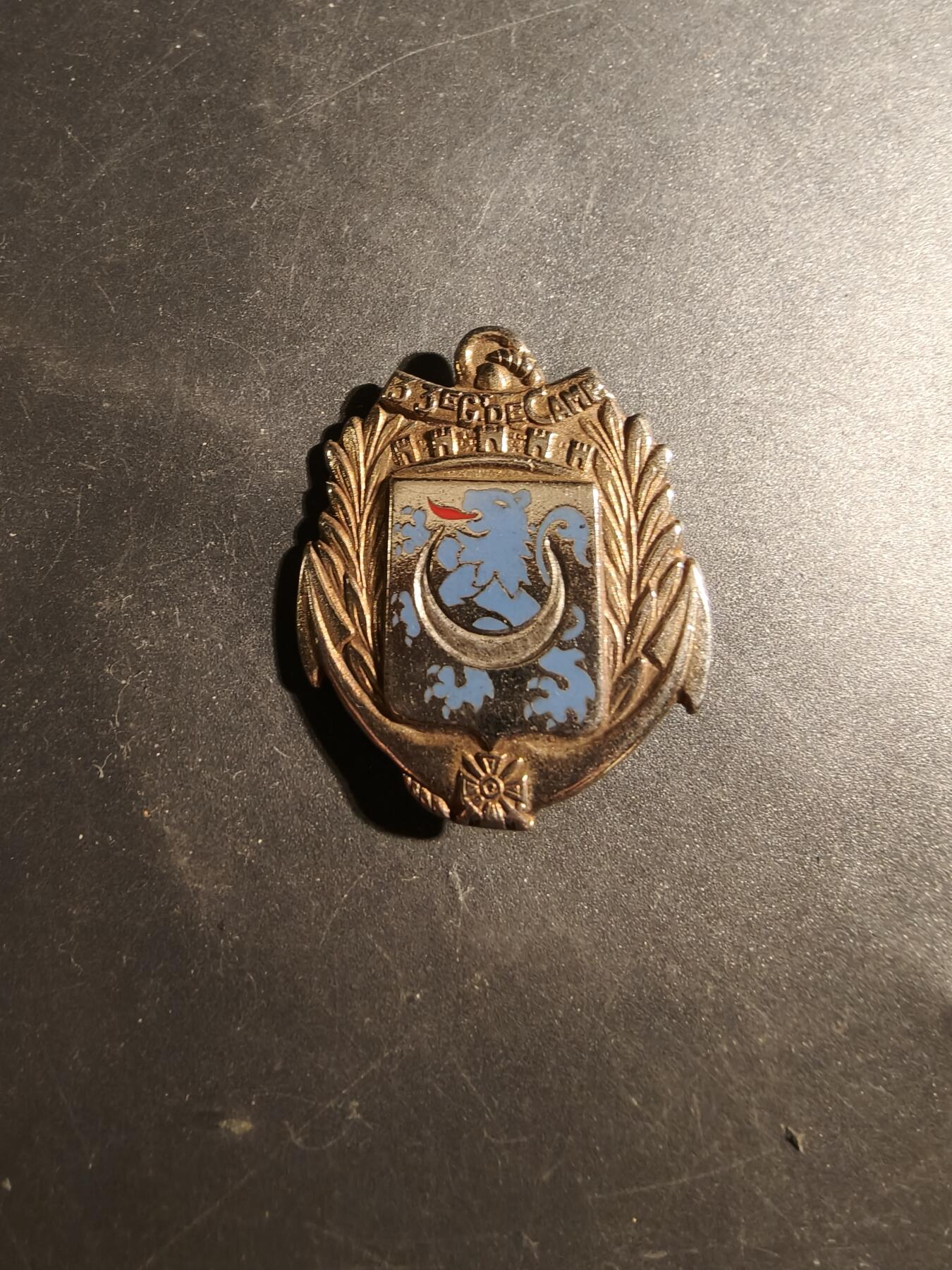 老王徽章第179期 法国陆军第33野战连证章