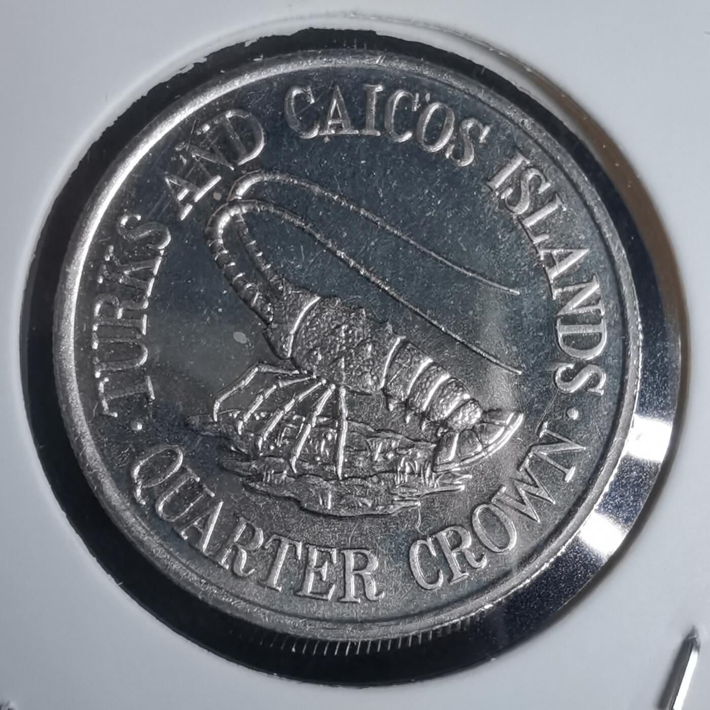 沼泽如烟--第975场 特克斯和凯科斯1981年四分之一克朗