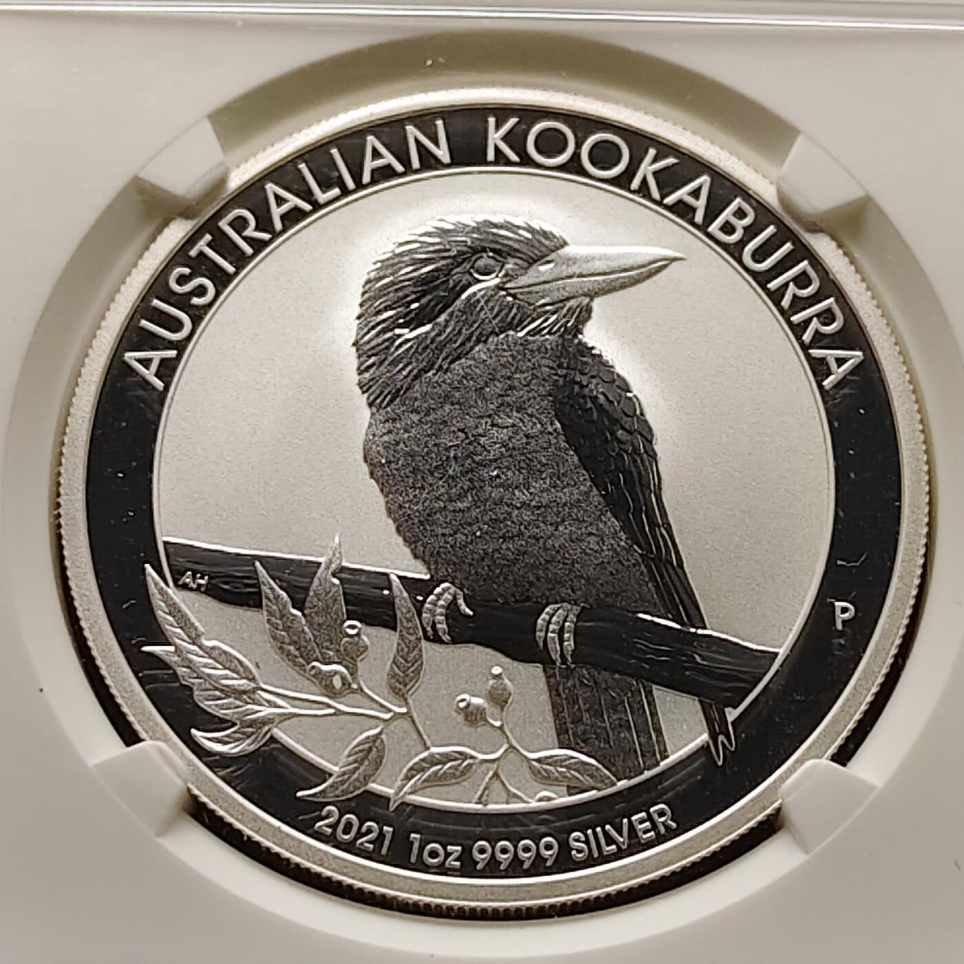 【全场包邮】纯粹捡漏拍499场-持续更新中 【满分·收藏级】澳大利亚2004年1元翠鸟1盎司999纯银币【40.5毫米31.1克99.9%，纯银价约870元（按28元银价折算）】-NGC MS70
