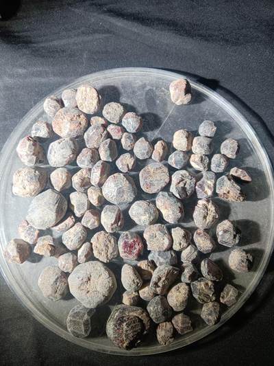 111期新疆红钱粟特钱币丝路钱币专场 - 1 石榴石原石