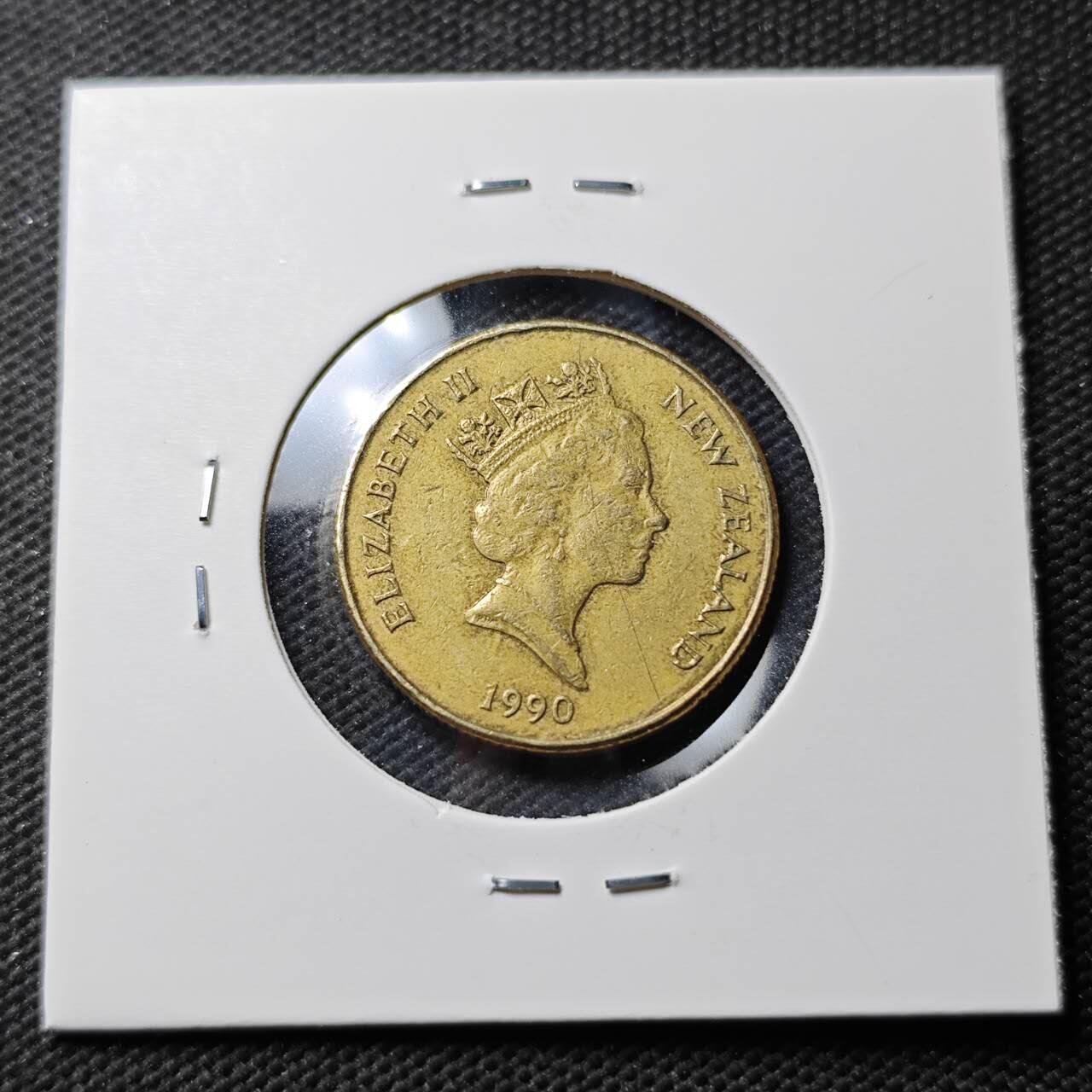 KK钱币收藏小铺  第389期  2月预留时间 周末发货  新西兰1元