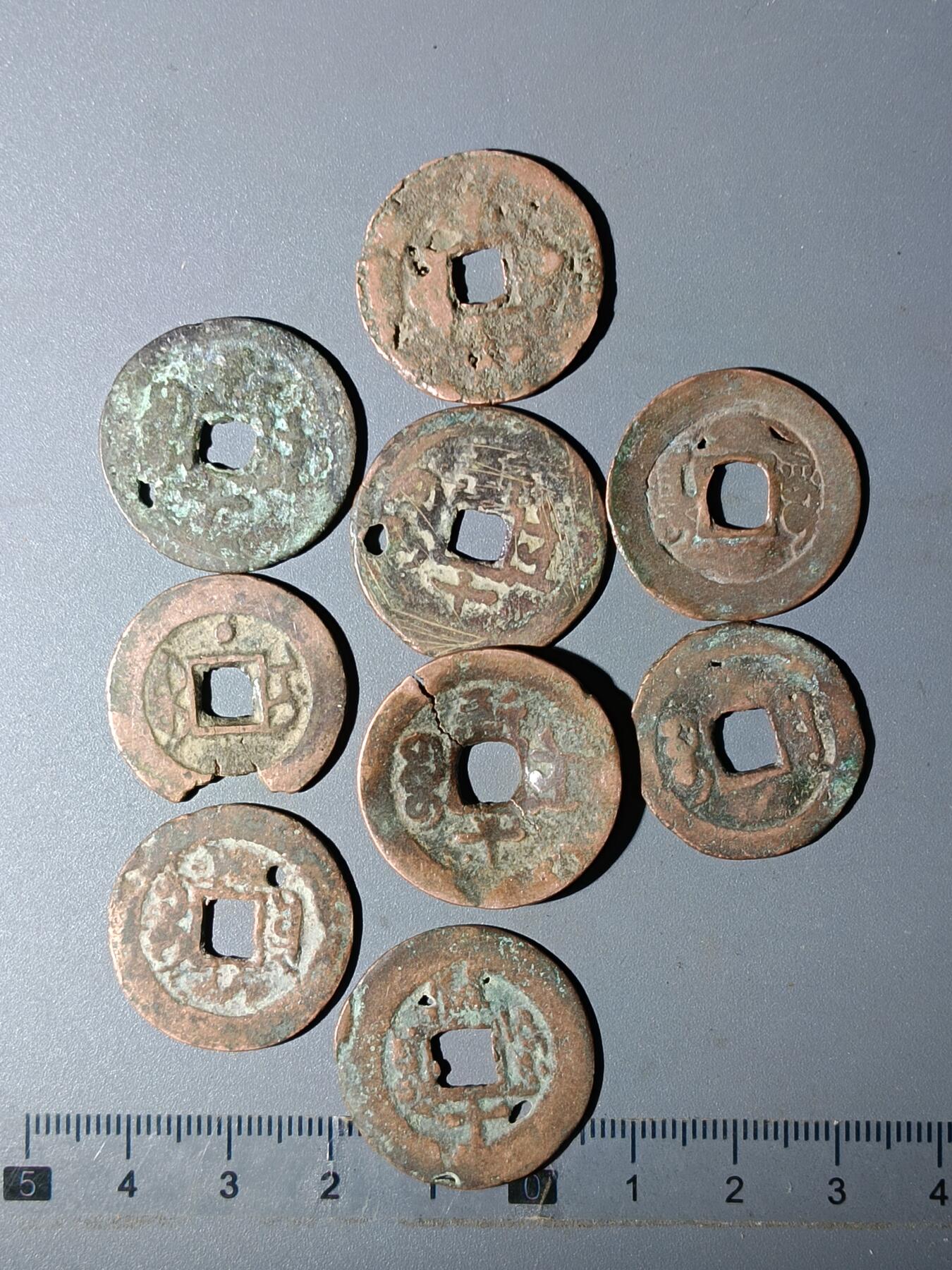 111期新疆红钱粟特钱币丝路钱币专场 B7钱币版式一组