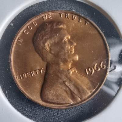 沼泽如烟--第974场 - 美国1966年一分精制币