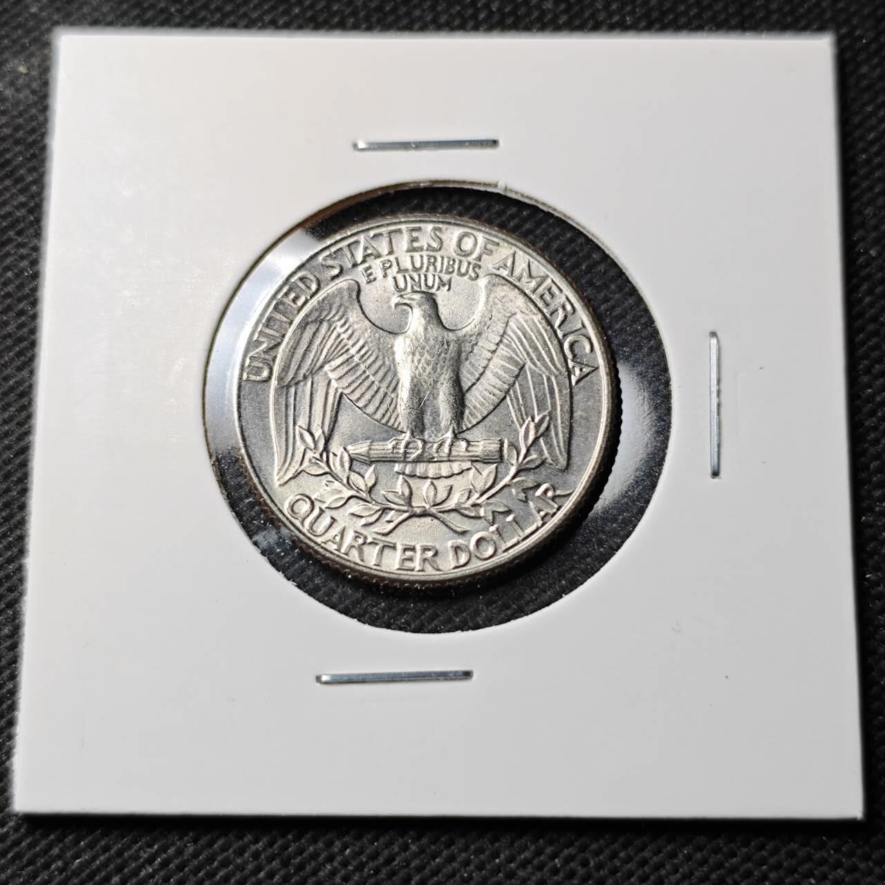 KK钱币收藏小铺  第389期  2月预留时间 周末发货  1982美国25分 好品