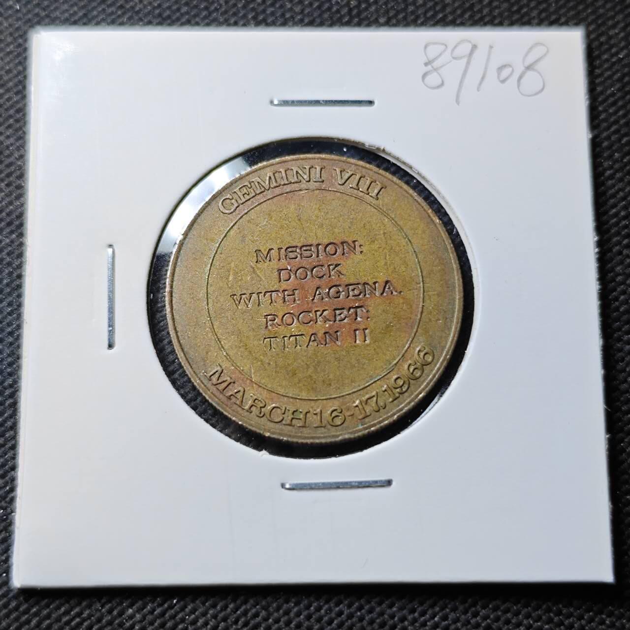 KK钱币收藏小铺  第389期  2月预留时间 周末发货 美国航天纪念章 