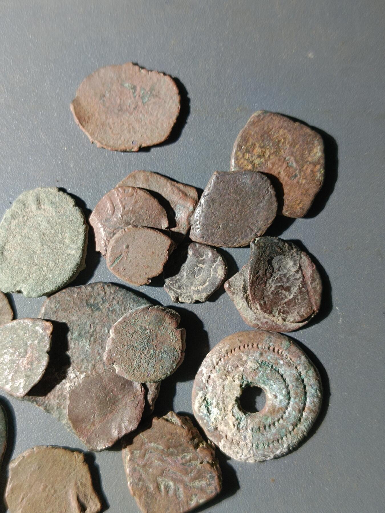 111期新疆红钱粟特钱币丝路钱币专场 甲11丝路铜币一组(20枚)