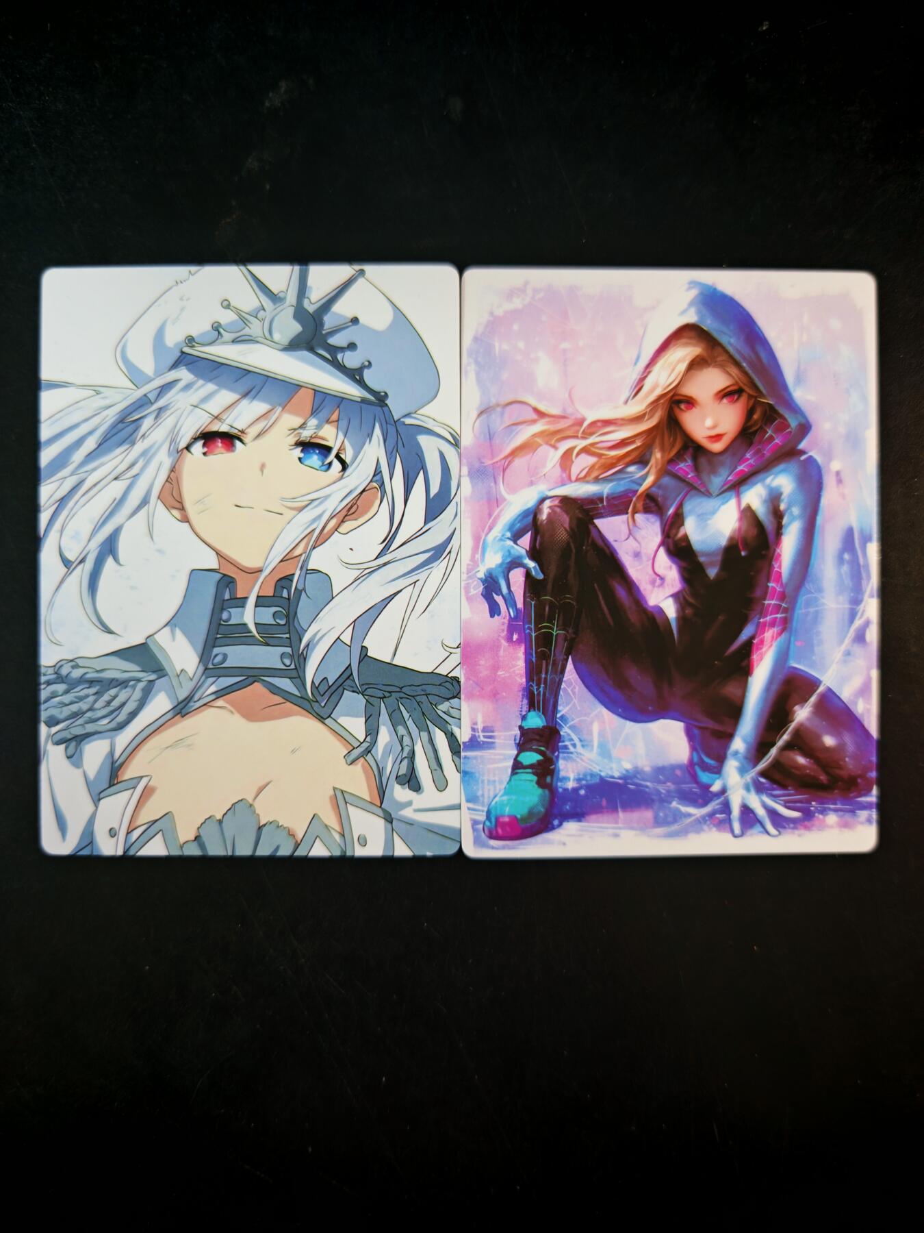 琦卡当当铺～第30期★★一大波美女正向你走来~支持寄存★★~【9点40结束】扫码加群抽[包邮券]~ 奇点卡牌 盲包卡 粗闪  狂三  格温 -2张