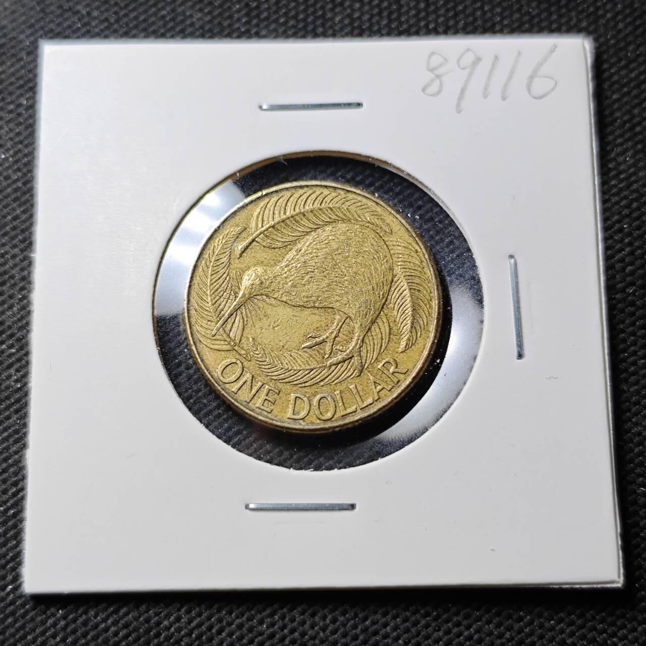 KK钱币收藏小铺  第389期  2月预留时间 周末发货  新西兰1元