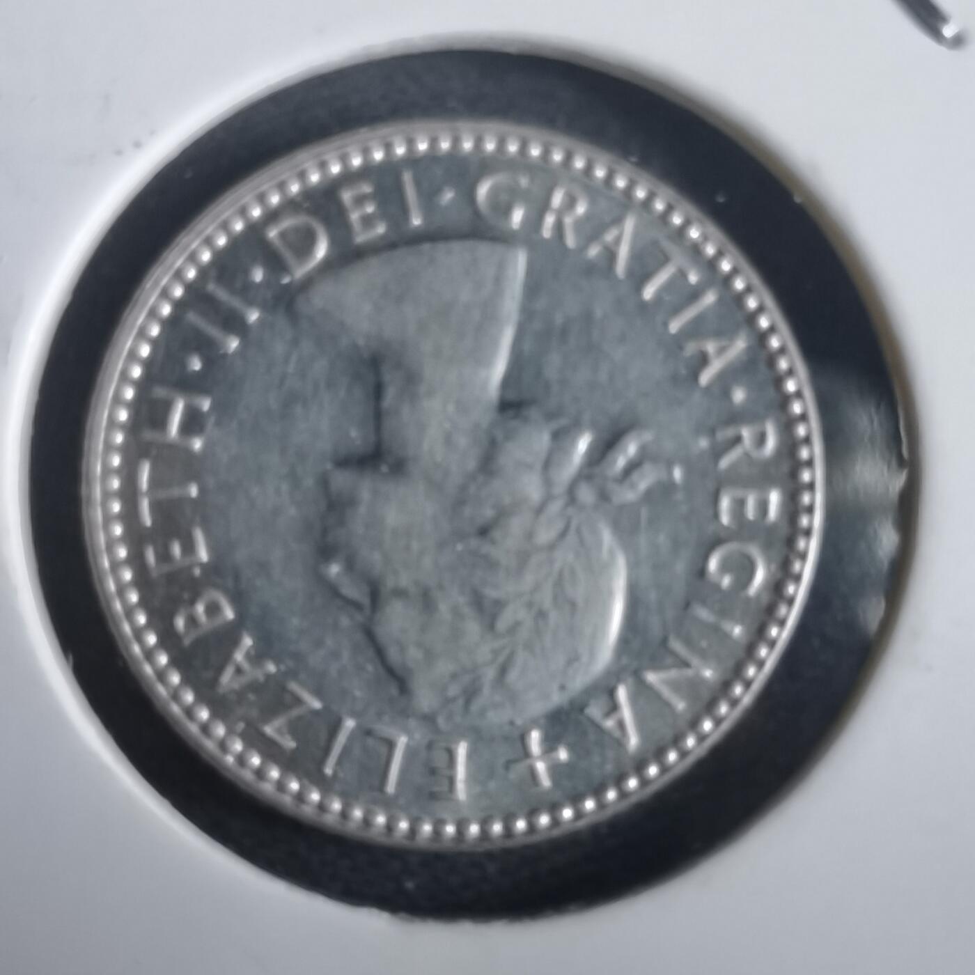 沼泽如烟--第974场 澳大利亚1954年6便士银币