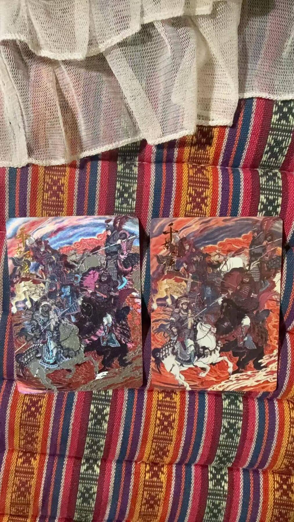 光影卡牌第29期，各家亲签，各家套卡，持续收拍品 千古风流李云中五虎合体卡粗闪+普卡