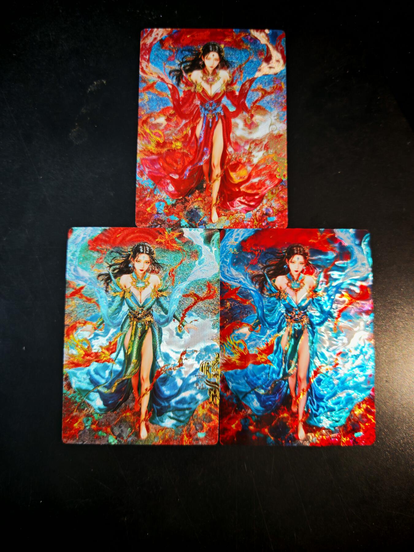 琦卡当当铺～第30期★★一大波美女正向你走来~支持寄存★★~【9点40结束】扫码加群抽[包邮券]~ 奇点卡牌 盲包卡 粗闪 宗rich玄灵谱 女魃三工艺