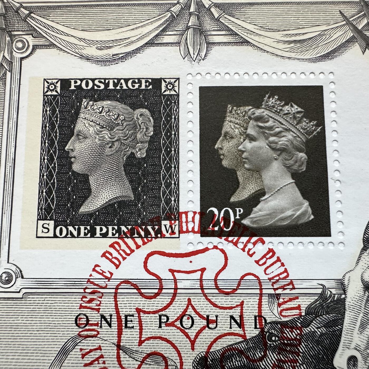 🌹外币初藏🌹🐯2026年第12场  每周二四六晚8️⃣点 接代拍 马恩岛1990年黑便士150周年首日封 一克朗纪念币