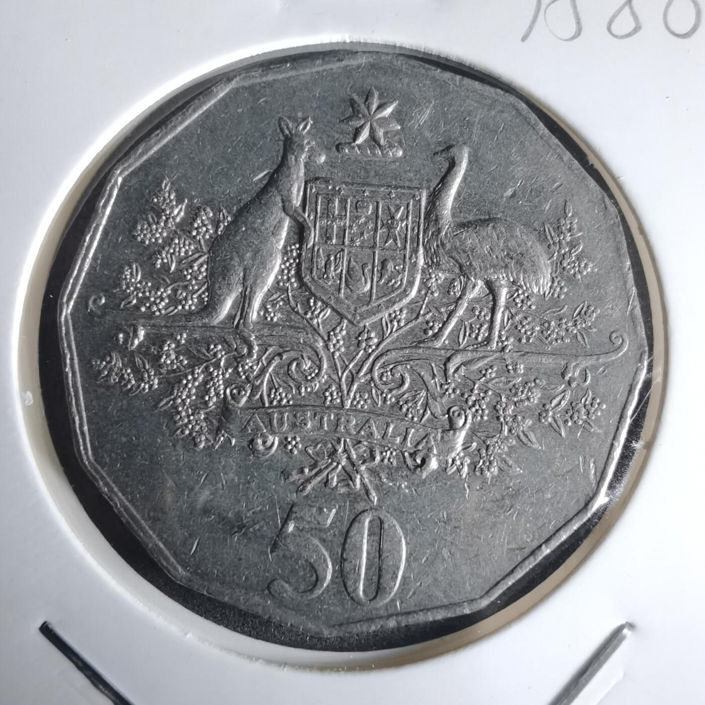 沼泽如烟--第975场 澳大利亚2001年50分纪念币