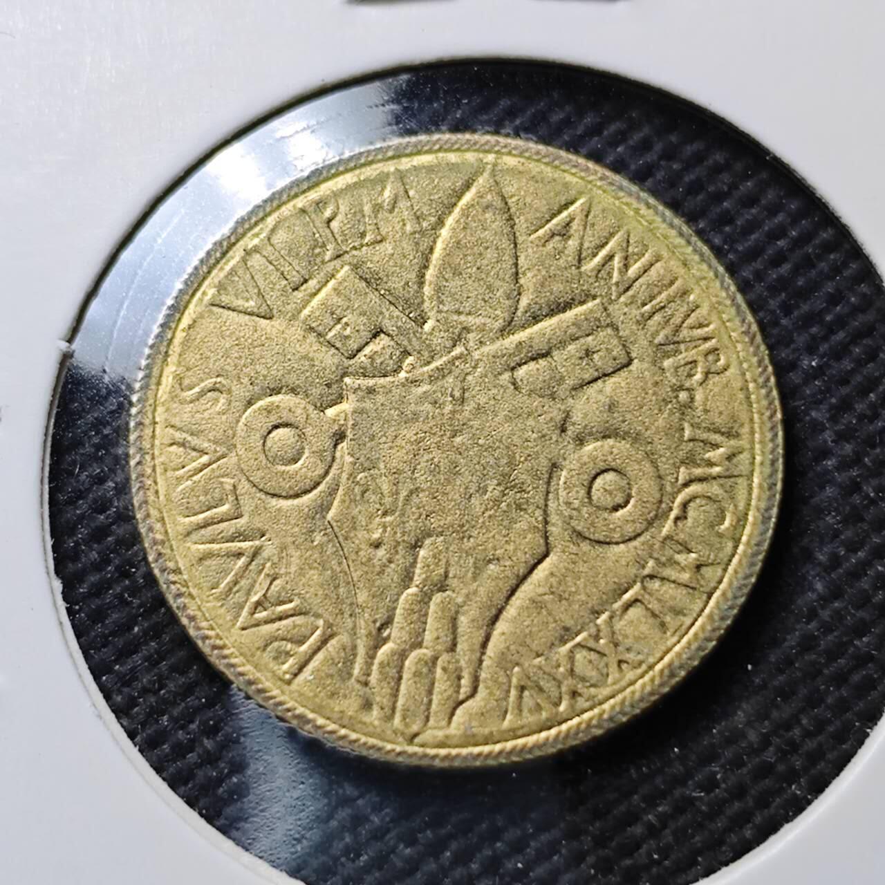 KK钱币收藏小铺  第389期  2月预留时间 周末发货  梵蒂冈20里拉