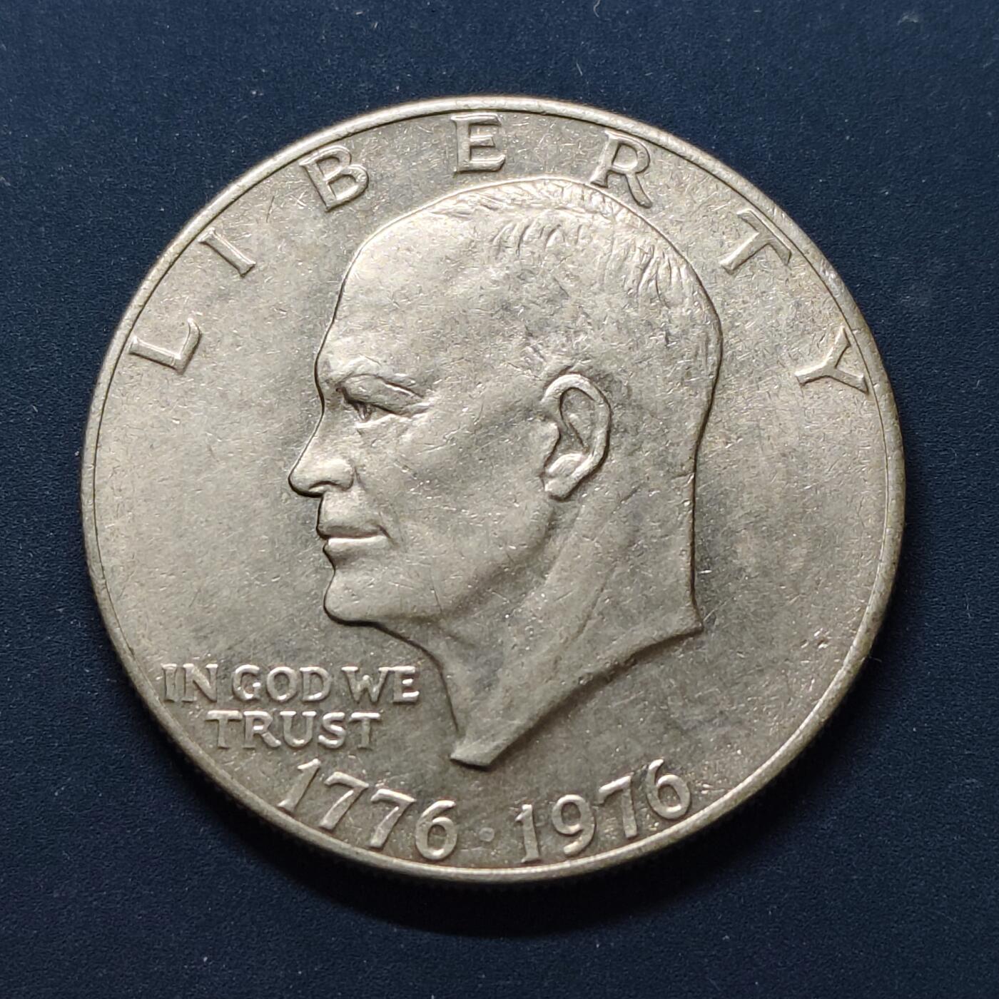 【全场包邮】纯粹捡漏拍498场-持续更新中 美国1976年1元美国独立200周年纪念币