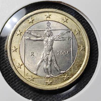 KK钱币收藏小铺  第389期  2月预留时间 周末发货 -  意大利1欧